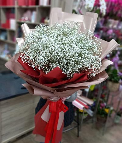 Букет цветов из: Гипсофила в Ис