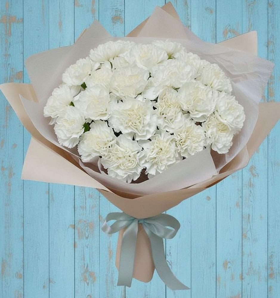 Букет цветов из: Гвоздики в Ис