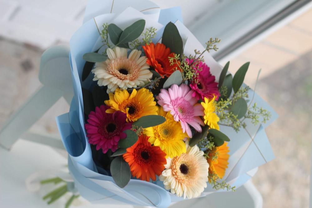 Букет цветов из: Герберы в Ис