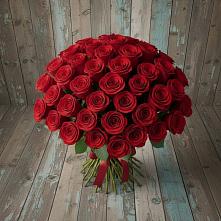 Букет 55 Красных роз Фридом #REPLACE_PRED# Ис