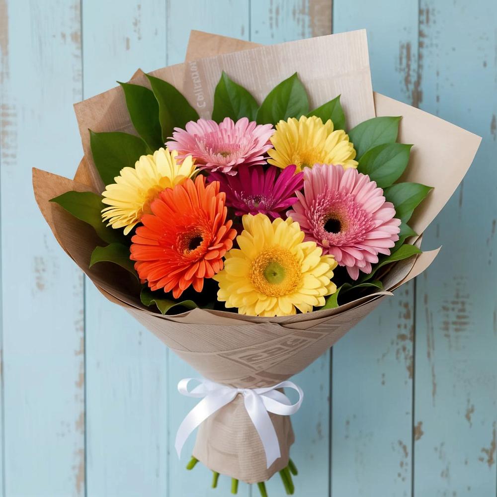 Букет цветов из: Герберы в Ис