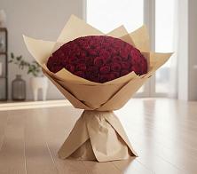 Букет 101 Красная роза в Ис