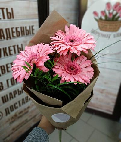 Букет цветов из: Герберы в Ис