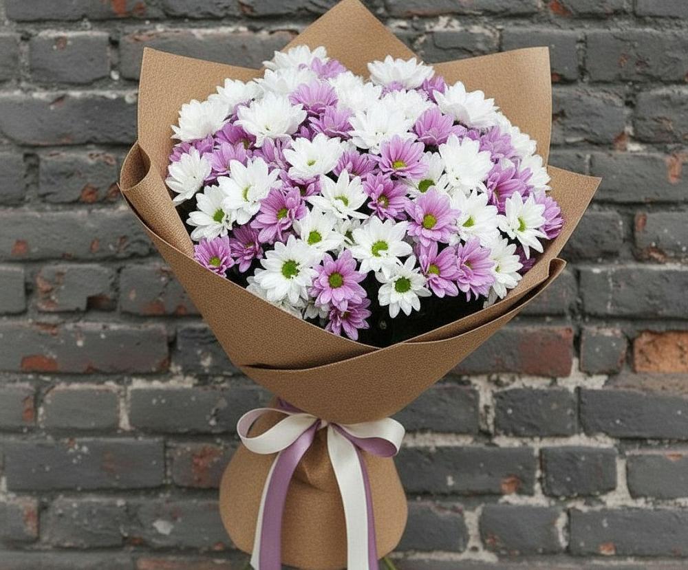 Букет цветов из: Хризантемы в Ис
