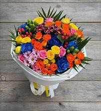 Букет цветов из:  Розы и Хризантемы в Ис