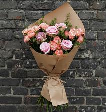 Букет цветов из:  Розы #REPLACE_PRED# Ис