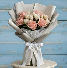 Букет цветов из:  Розы #REPLACE_PRED# Ис