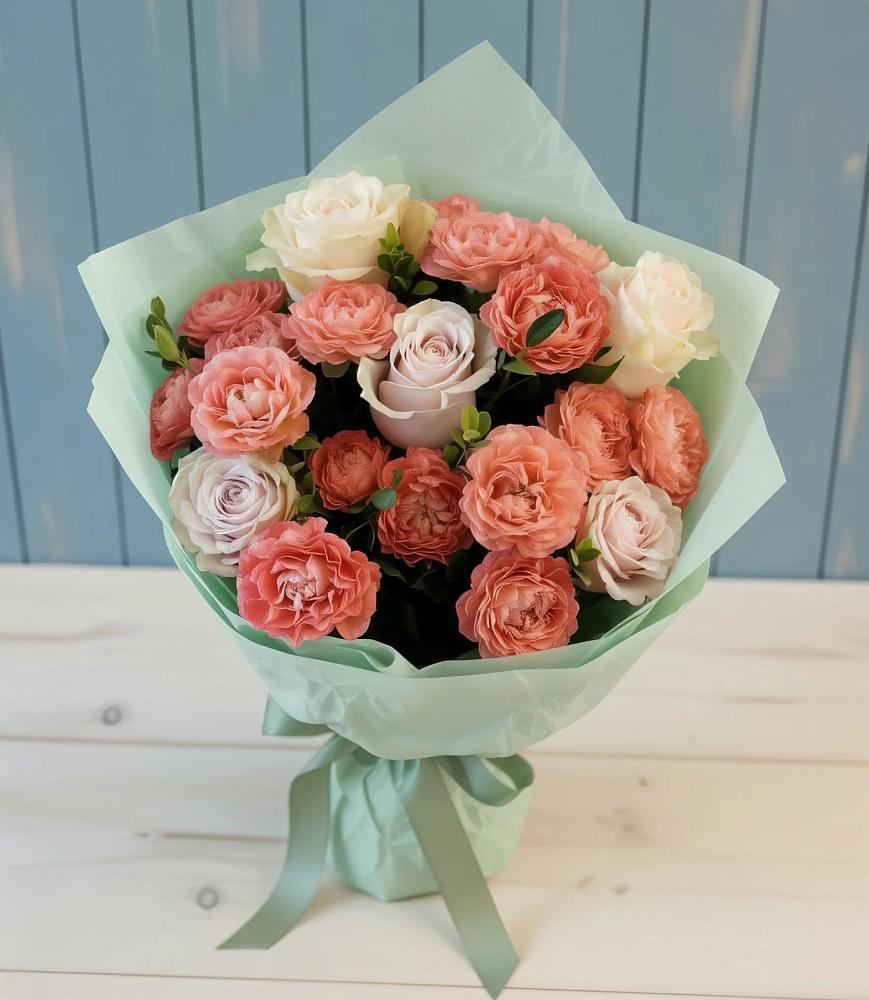 Букет цветов из: Розы в Ис