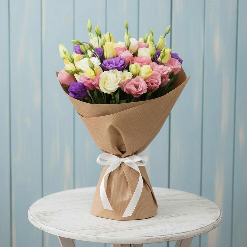 Букет цветов из: Лизиантусы в Ис