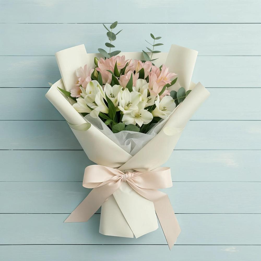 Букет цветов из: Альстромерии в Ис