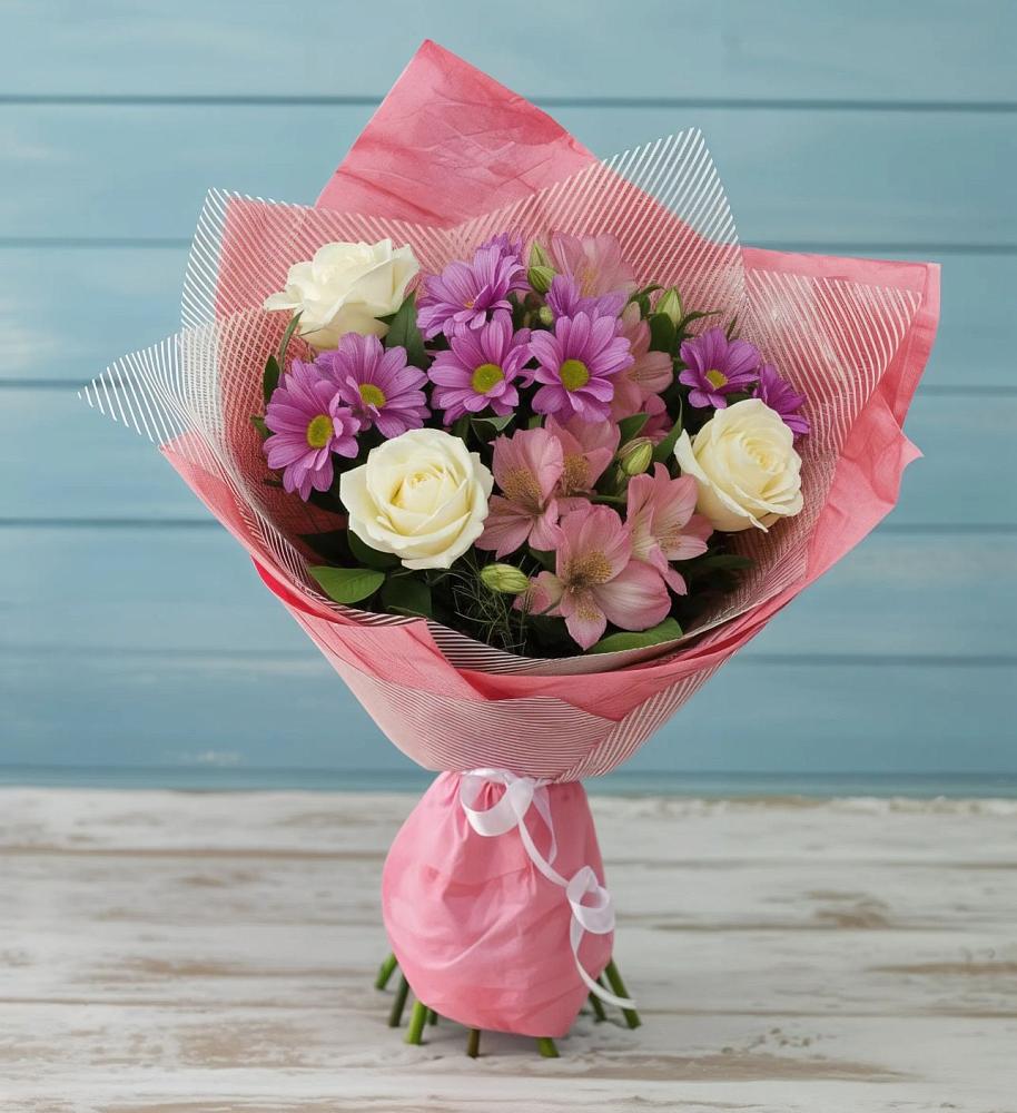 Букет цветов из: Герберы в Ис