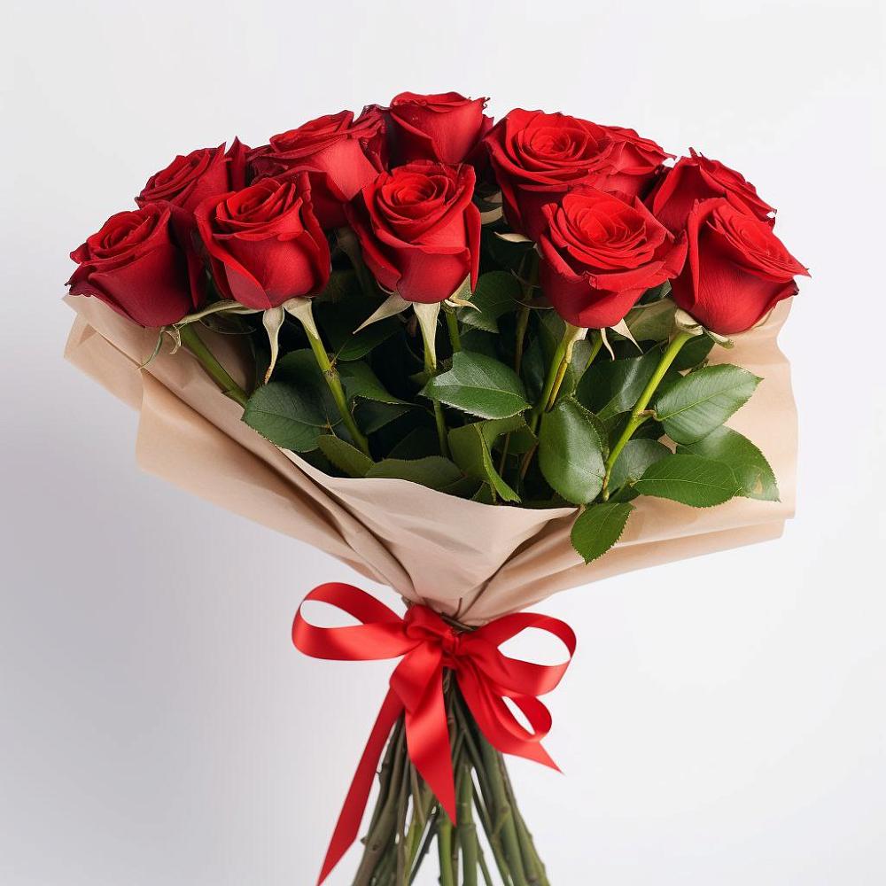 Букет 11 Красных роз Эдлесс Лав в Ис